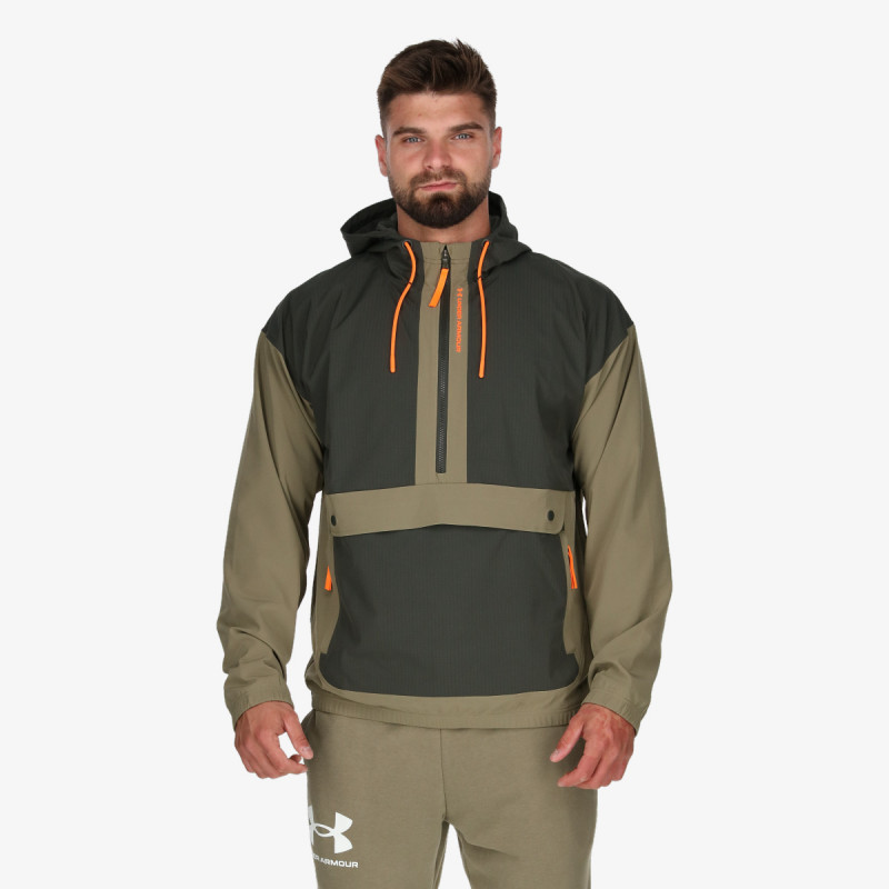 Under Armour UA Rush Woven Hooded Popover 
