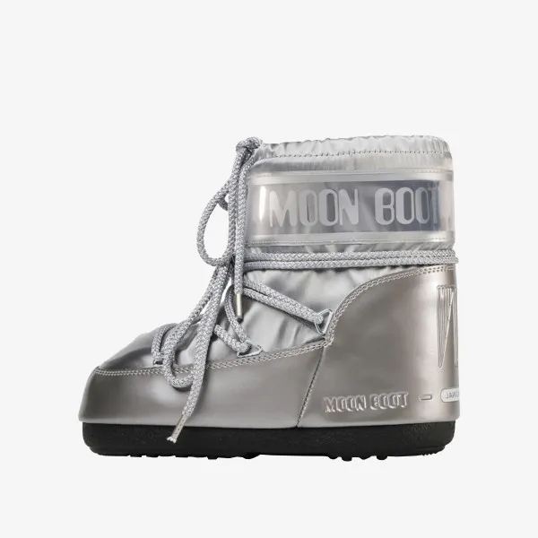 MOON BOOT MOON BOOT CLASSIC LOW GLANCE SILVER 