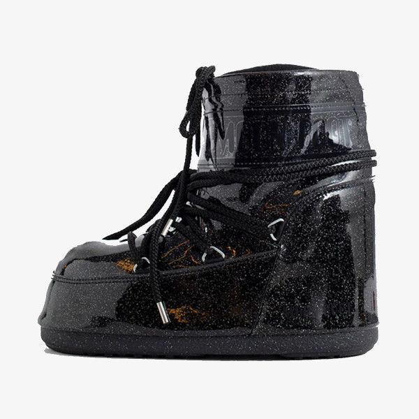 Moon Boot MB ICON LOW GLITTER BLACK 
