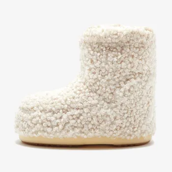 Moon Boot MB ICON LOW FAUX CURLY CREAM 