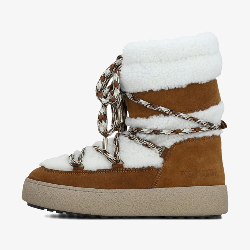 Moon Boot MB LTRACK SHEARLING WHISKY/OFF WHITE 