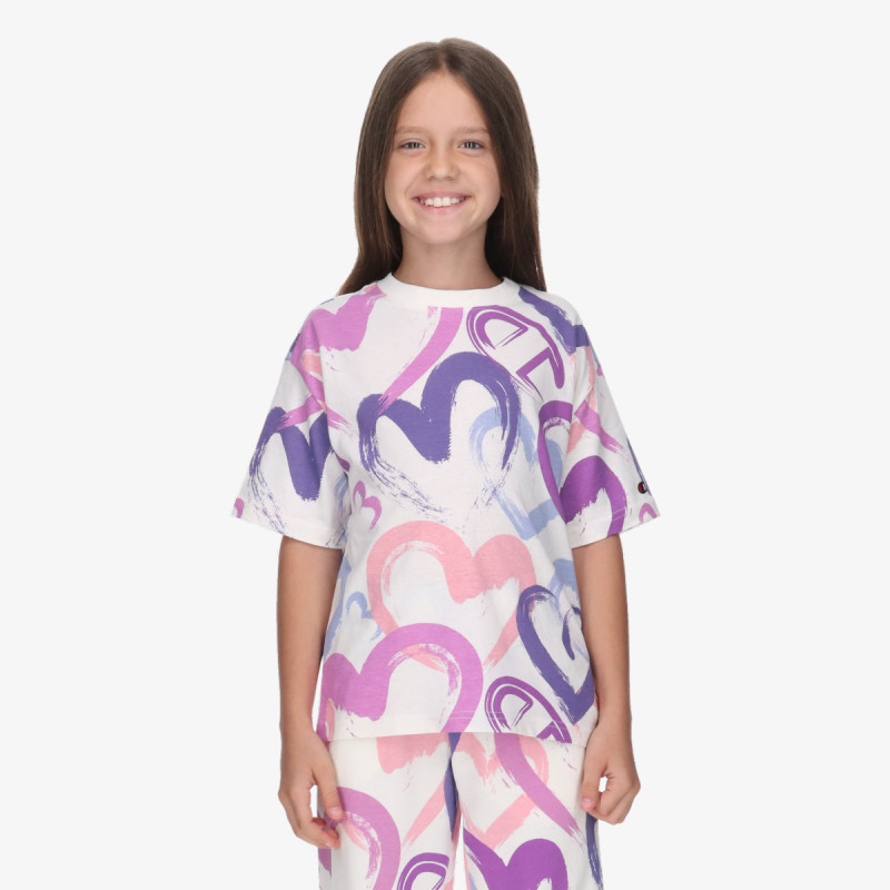Champion ALL OVER HEART T-SHIRT 
