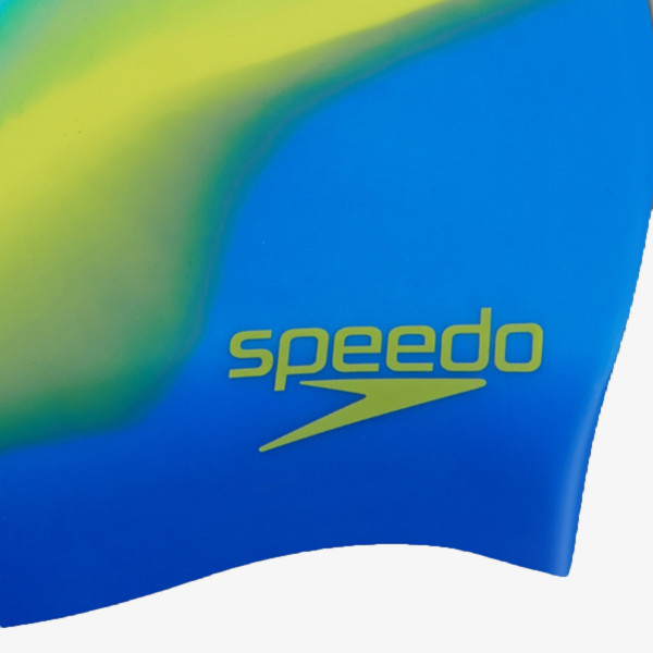 Speedo MULTI COLOUR SILC CAP JU BLUE/GREEN 