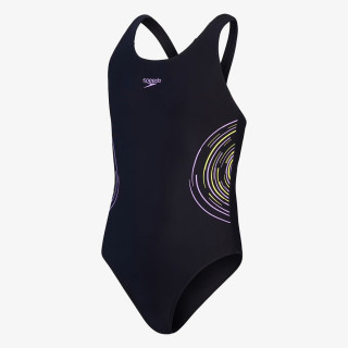 Speedo PLMT MSBK 1PC JF BLACK/PURPLE 