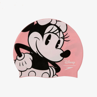 Speedo MINNIE MOUSE SLOGAN PRT CAP AU PINK/BLK 
