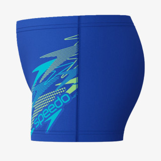 Speedo MEDLEY LOGO AQUASHORT BLU/LTGRN 
