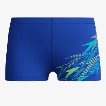 Speedo MEDLEY LOGO AQUASHORT BLU/LTGRN 