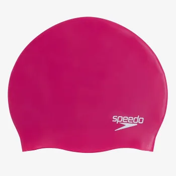 SPEEDO Plain Moulded Silicone Cap 