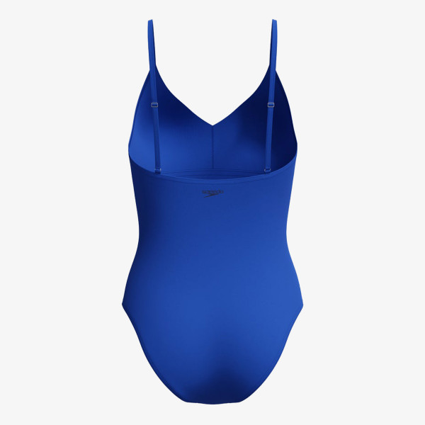 Speedo SOLID V-NECK 1PC BLU 