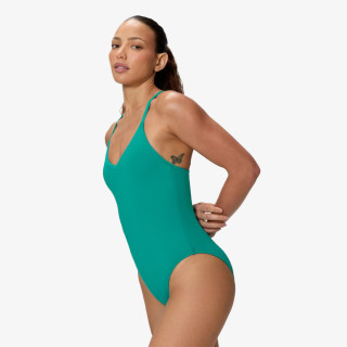 SOLID V-NECK 1PC GRN 