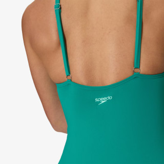 Speedo SOLID V-NECK 1PC GRN 