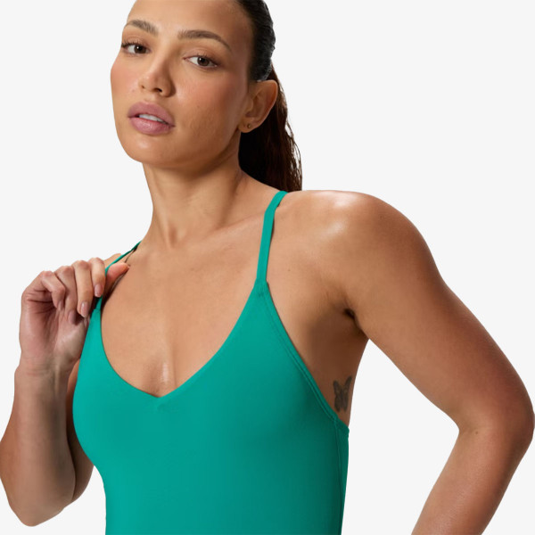 Speedo SOLID V-NECK 1PC GRN 