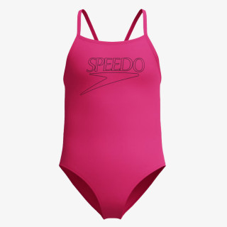 Speedo END+ LOGO THINSTRAP 1PC DKPNK 