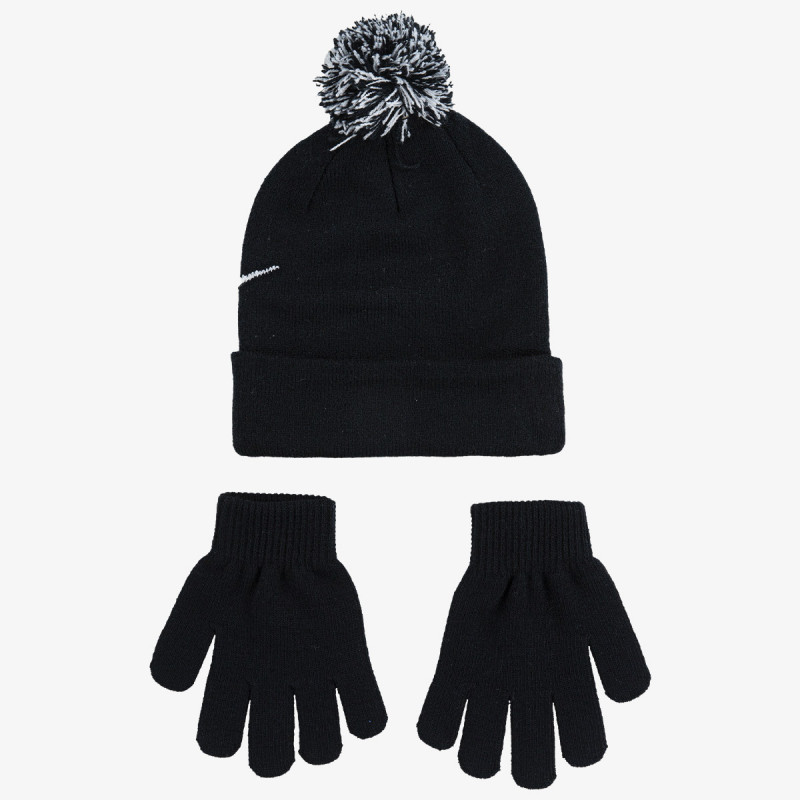 NIKE NAN SWOOSH POM BEANIE GLV SET | Sport Vision â Prodavnica Sportske opreme | Sport Vision