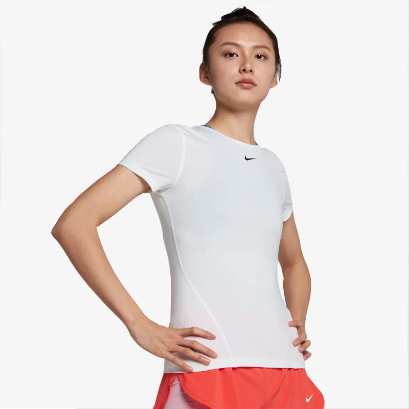 Nike w np top ss all over mesh best sale