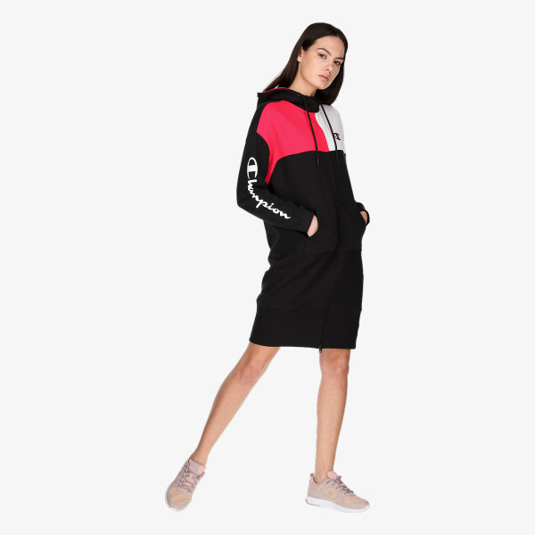 Champion LADY COLOR BLOCK MAXI FULL ZIP HOODY 