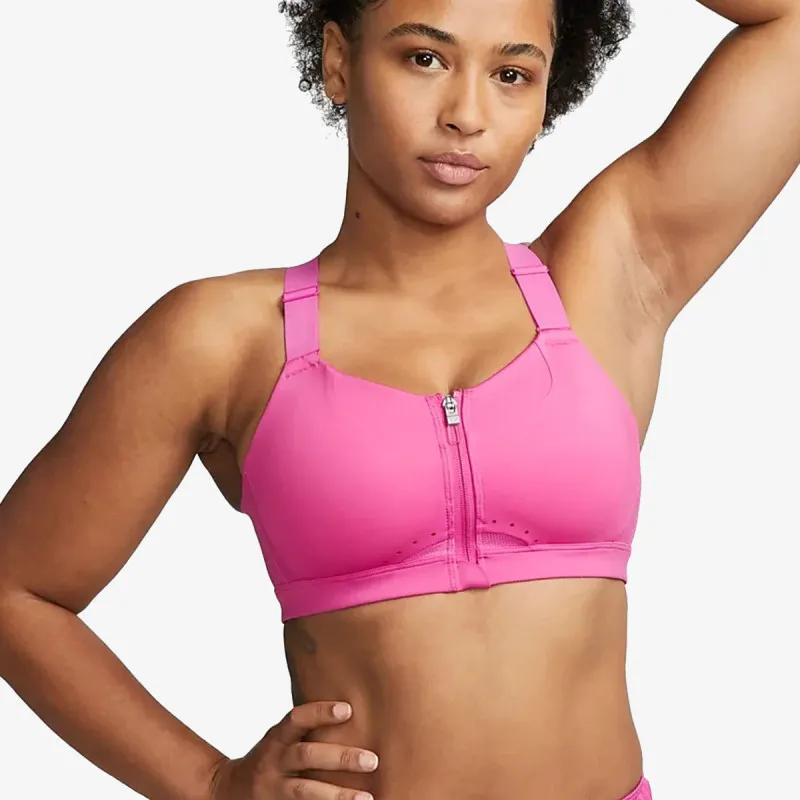 Nike W NK DF ALPHA ZIP-FRONT BRA 