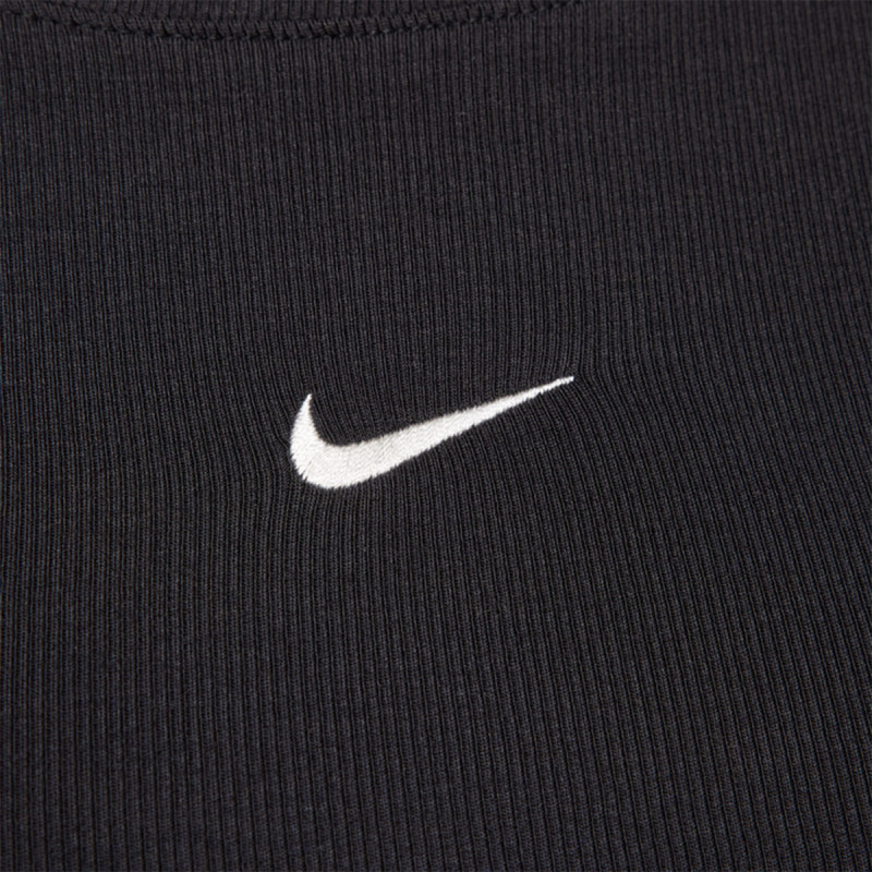 Nike W NSW ESSNTL RIB LS MD CRP TOP 