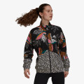 adidas Farm Rip Print Relaxed Lightweight Windbreaker 