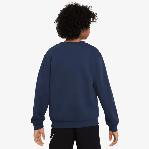 Nike K NSW CLUB FT CREW LBR MC 