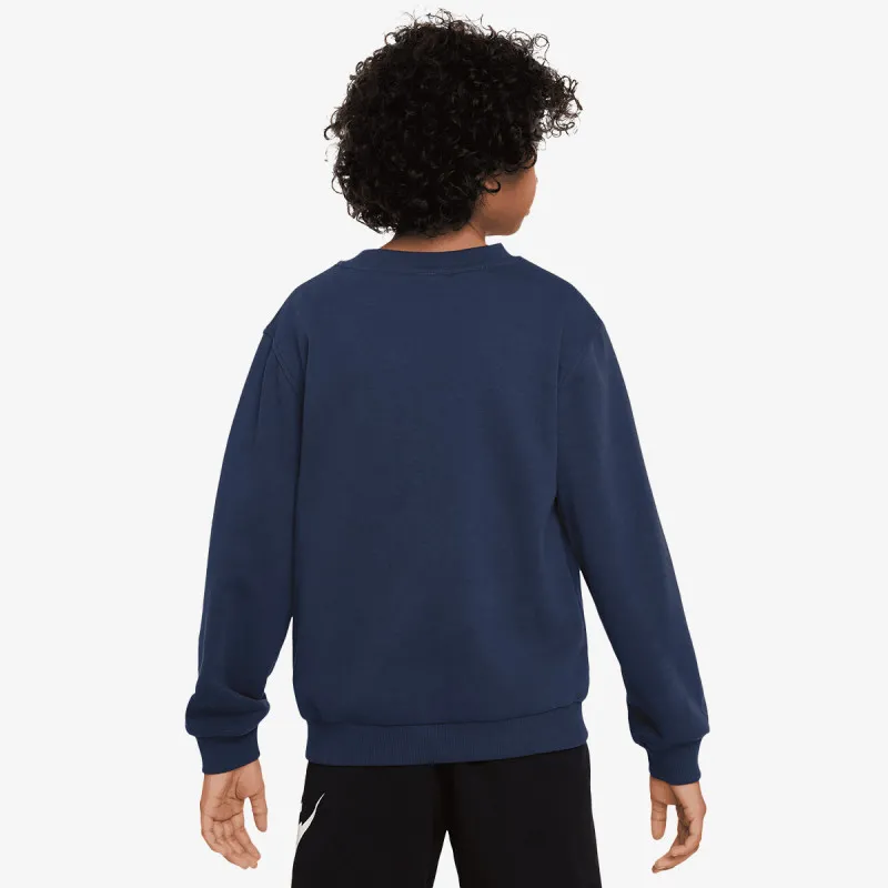 Nike K NSW CLUB FT CREW LBR MC 