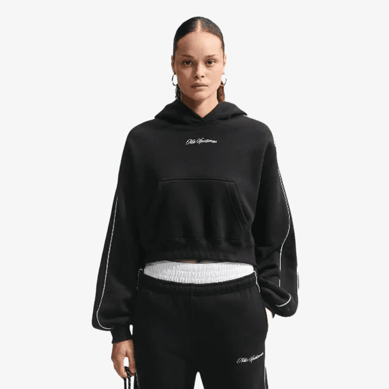 Nike W NK STDO FLC MW CRP SCLOP HDY 