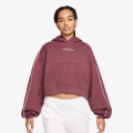 Nike W NK STDO FLC MW CRP SCLOP HDY 