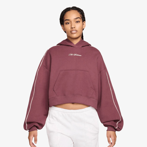 Nike W NK STDO FLC MW CRP SCLOP HDY 