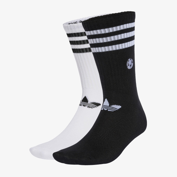 adidas Embroidered Soccer Crew Socks 2 ppk 