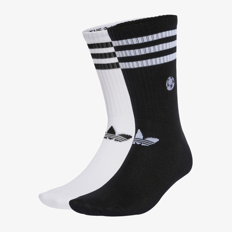 adidas Embroidered Soccer Crew Socks 2 ppk 