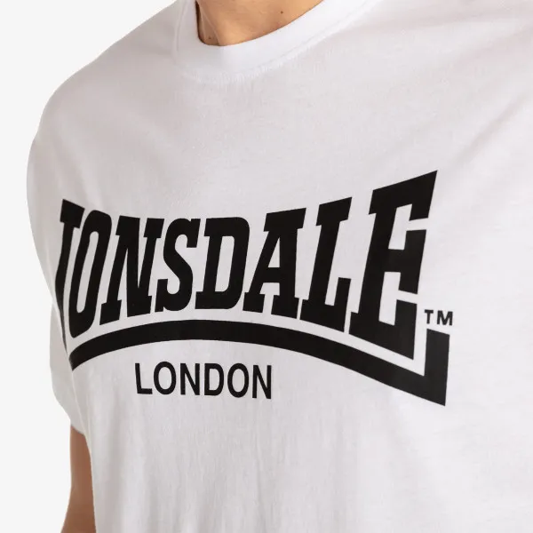 LONSDALE Black Col T-Shirt 