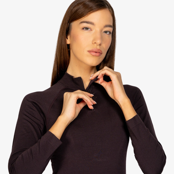 Mont UNDERWEAR TOP W HALF ZIP 