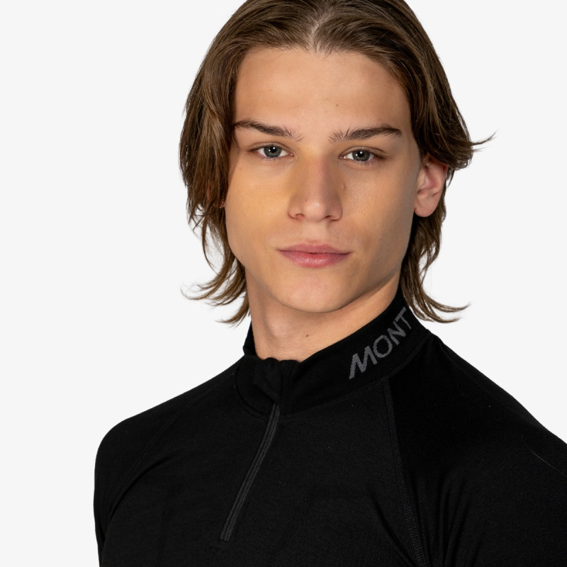 Mont UNDERWEAR TOP M HALF ZIP 