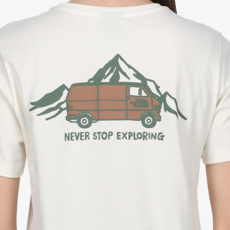 W SS OUTDOOR GRAPHIC TEE 