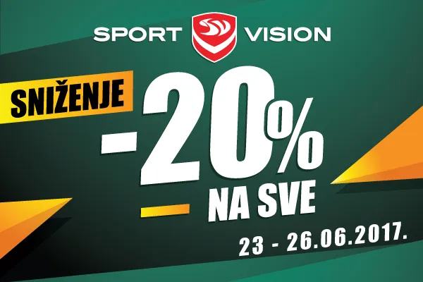 DODATNI POPUSTI U SPORT VISION PRODAVNICAMA!